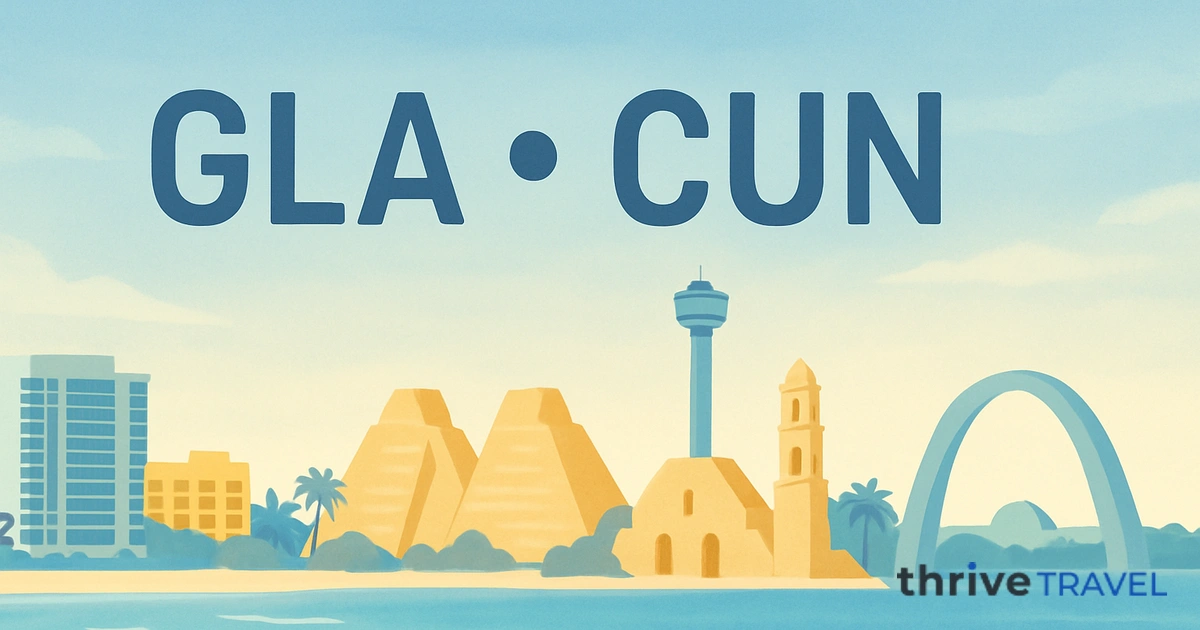 Glasgow to Cancun