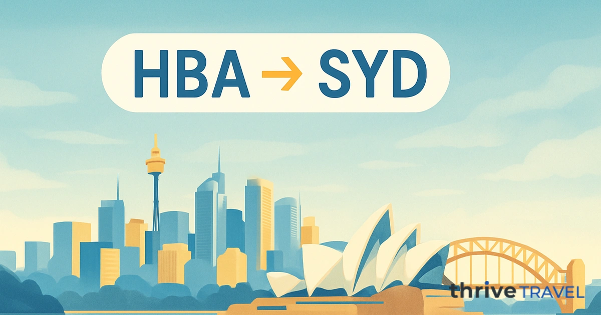 Hobart to Sydney