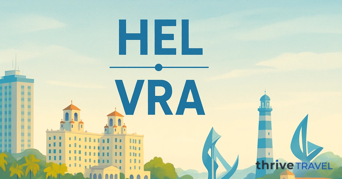 Helsinki to Varadero