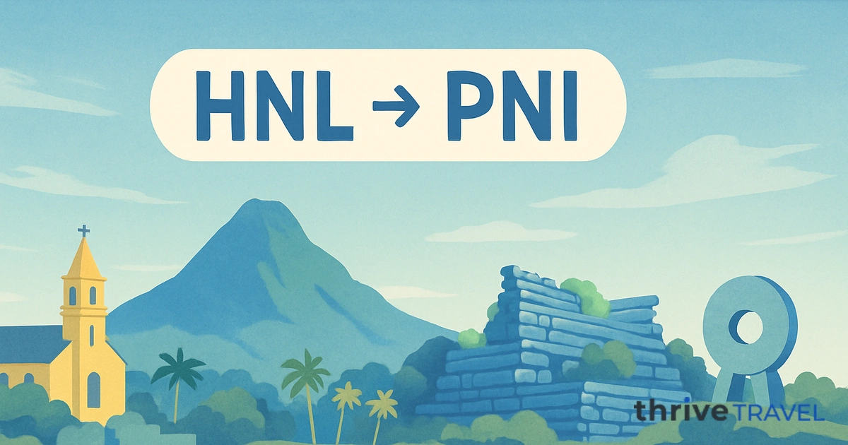Honolulu to Pohnpei