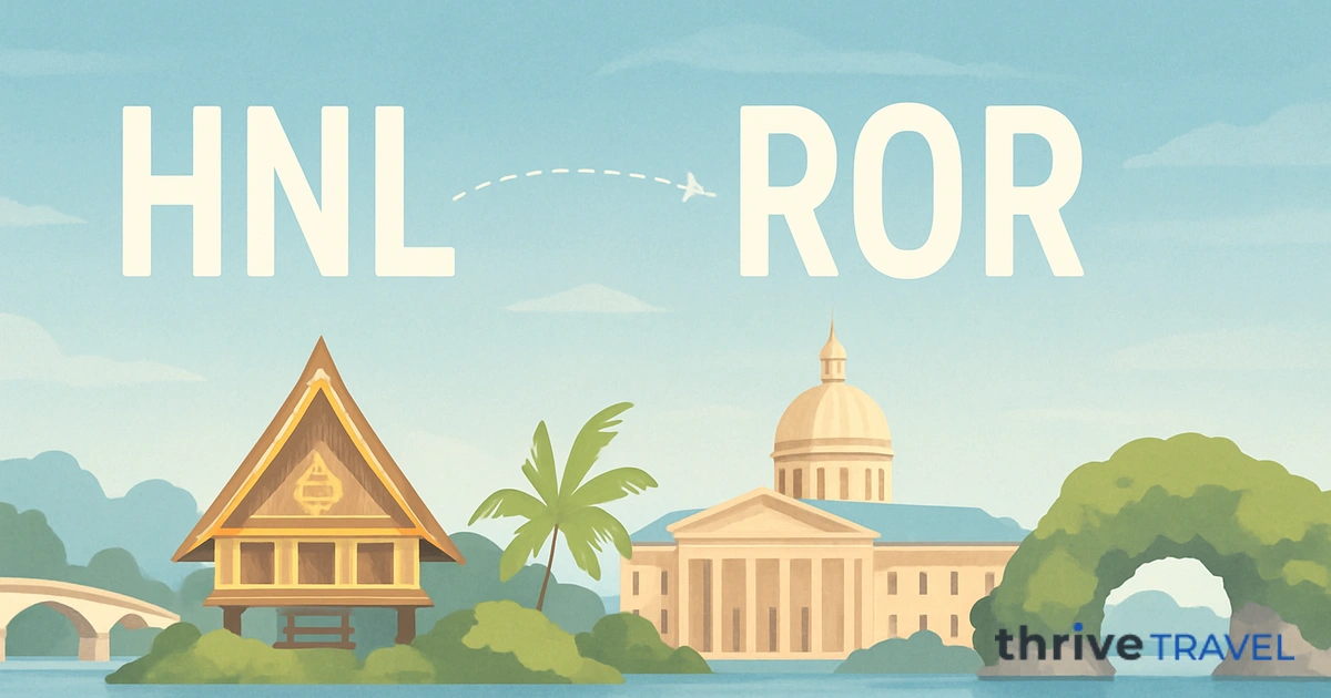 Honolulu to Koror