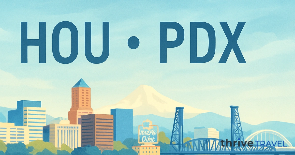 Houston to Portland