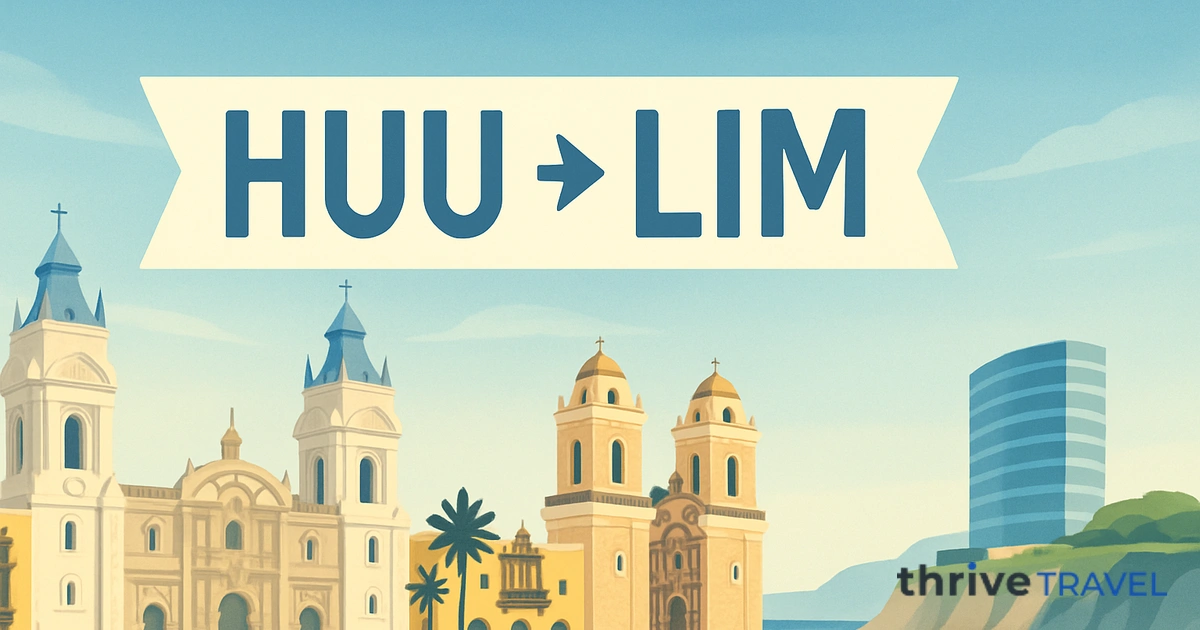 Huánuco to Lima