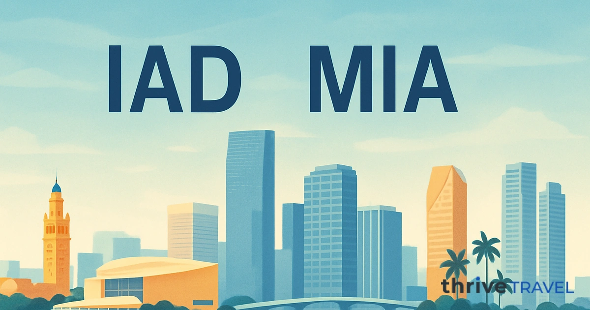 Washington to Miami