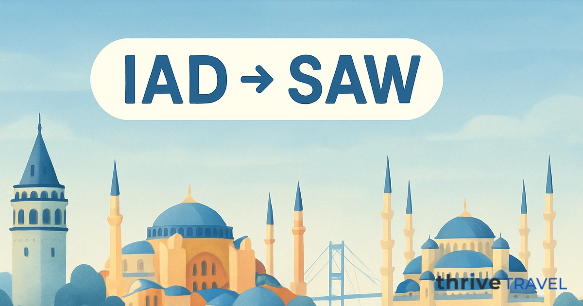 Washington to Istanbul