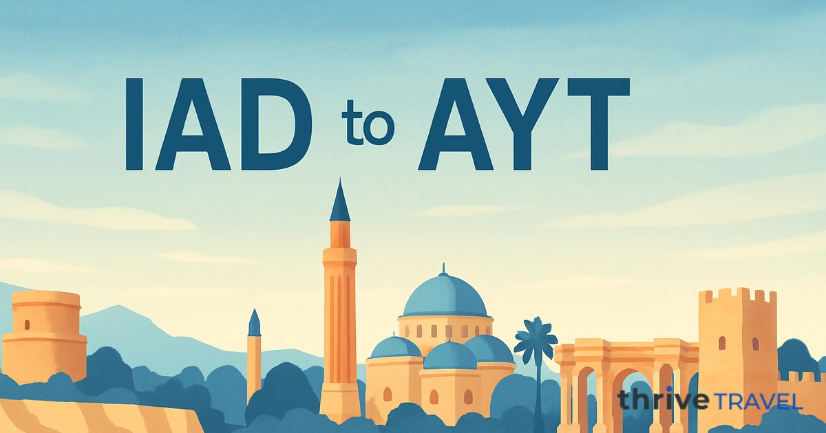Washington to Antalya