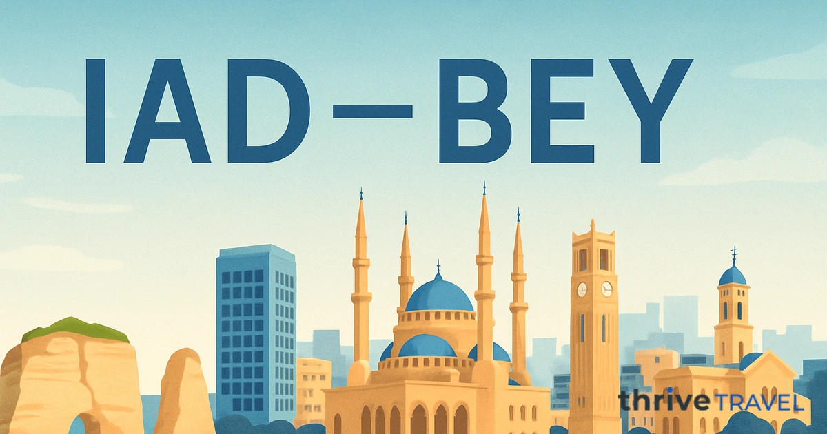 Washington to Beirut