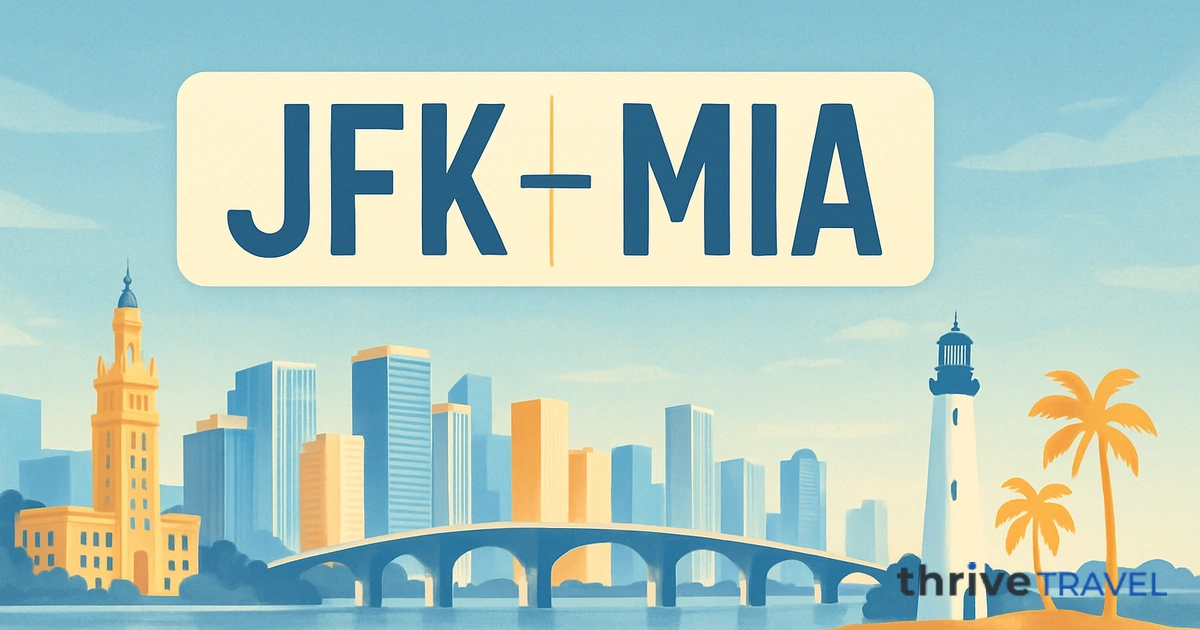 New York to Miami