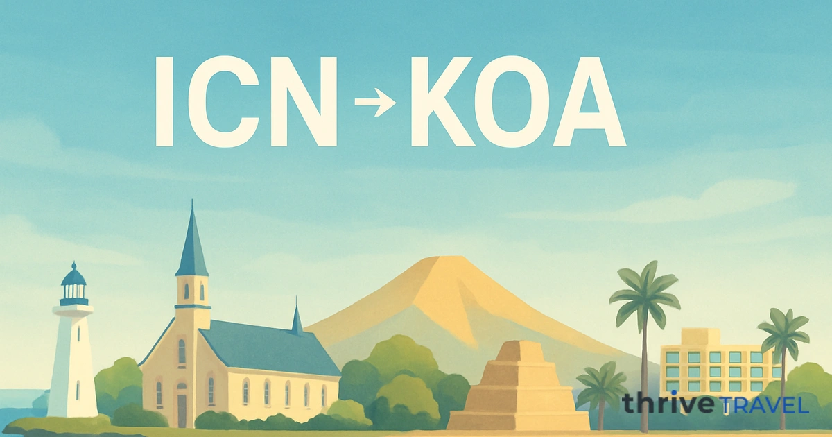 Seoul to Kona