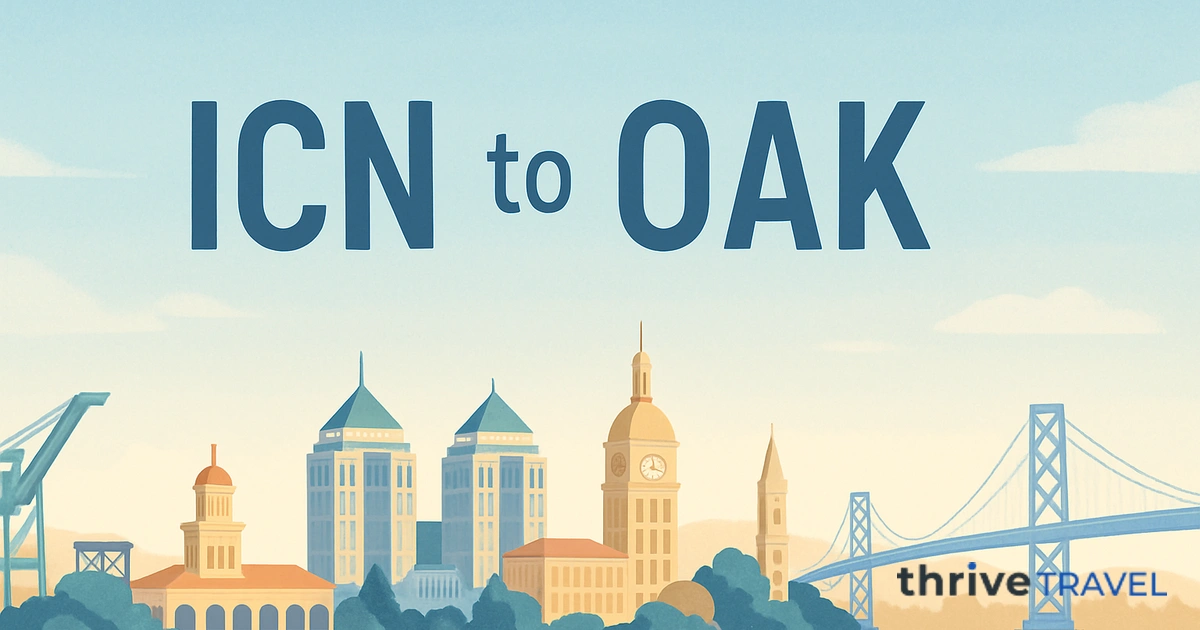 Seoul to Oakland