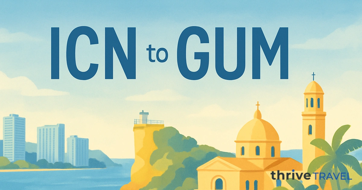 Seoul to Guam