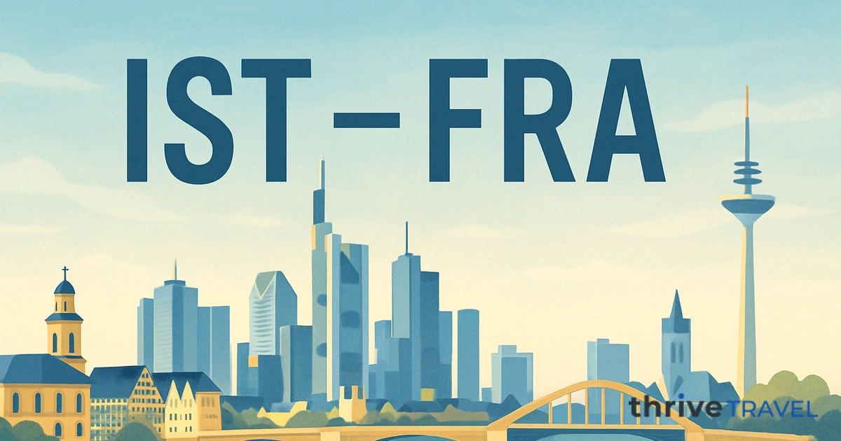 Istanbul to Frankfurt