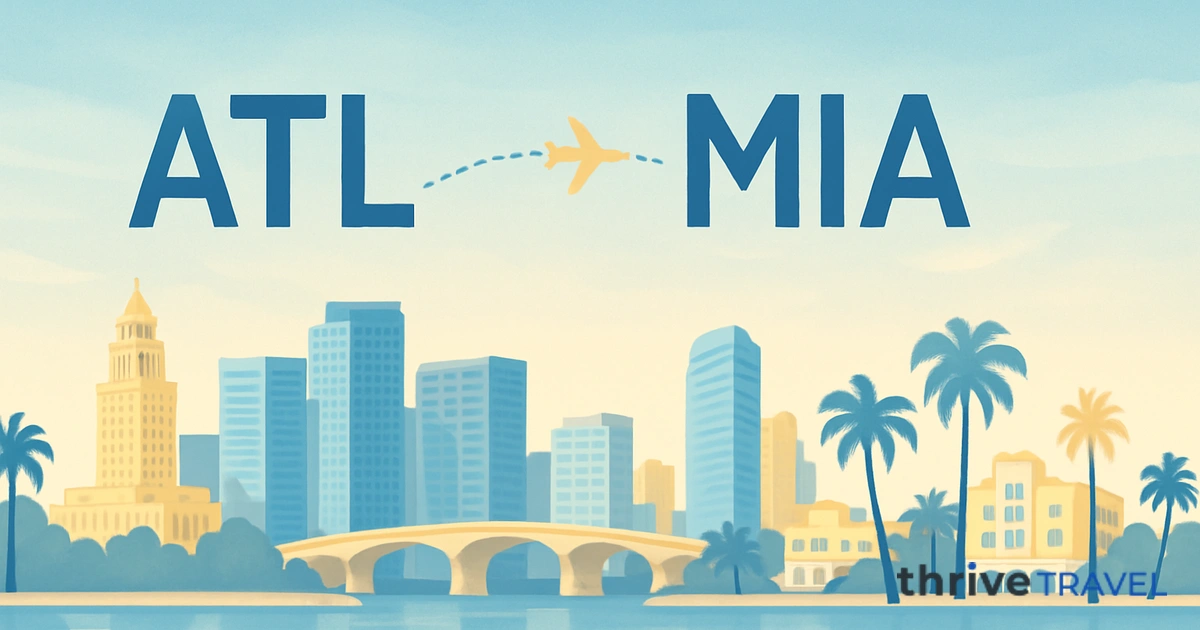 Atlanta to Miami