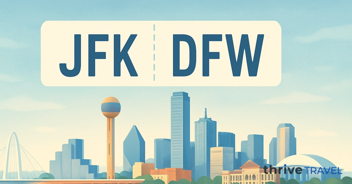 New York to Dallas