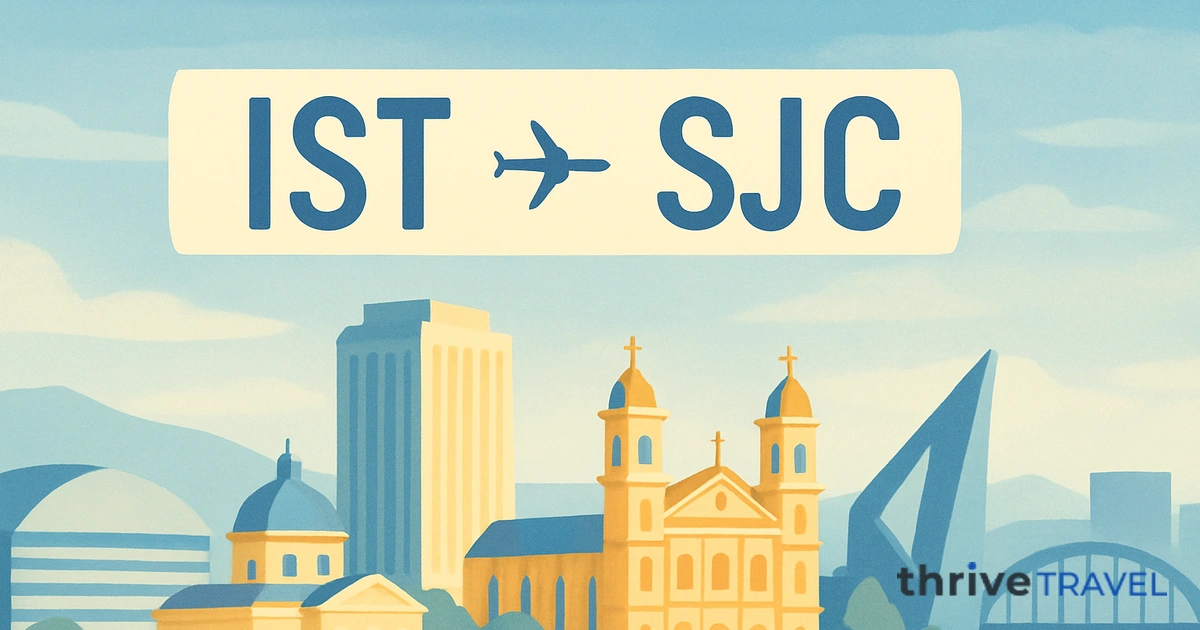 Istanbul to San Jose