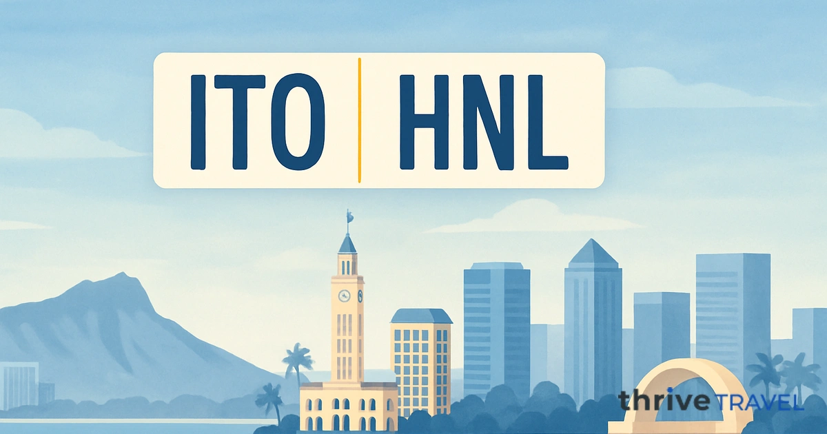 Hilo to Honolulu