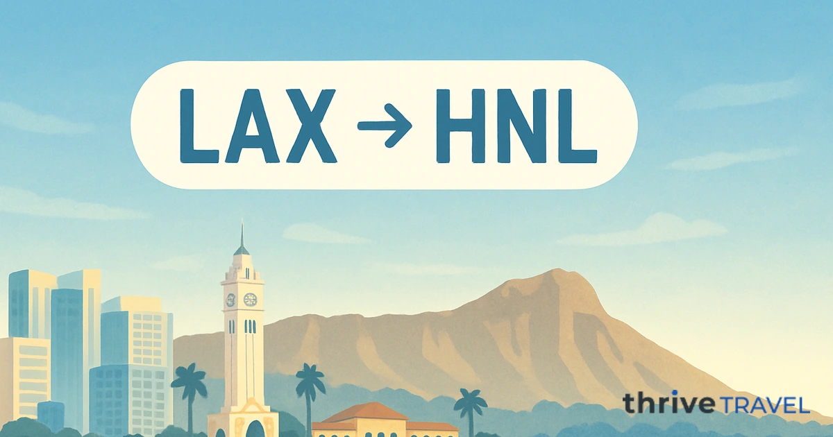 Los Angeles to Honolulu