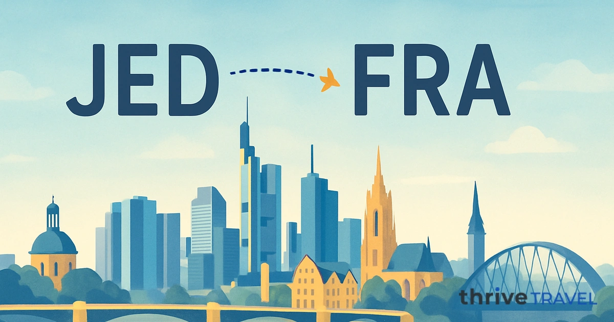 Jeddah to Frankfurt