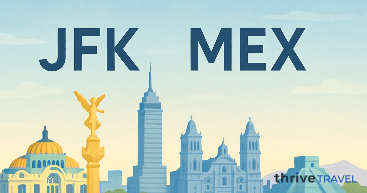 New York to Mexico City