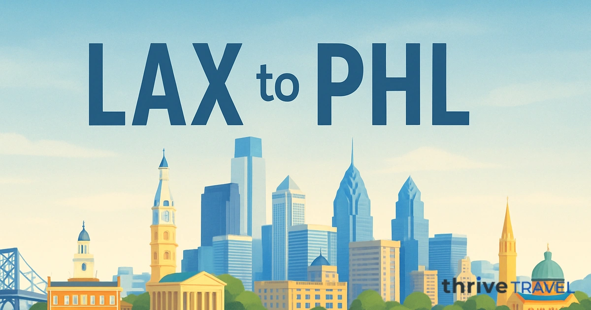 Los Angeles to Philadelphia