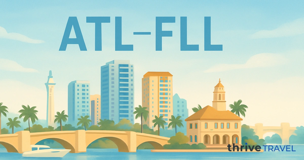 Atlanta to Fort Lauderdale