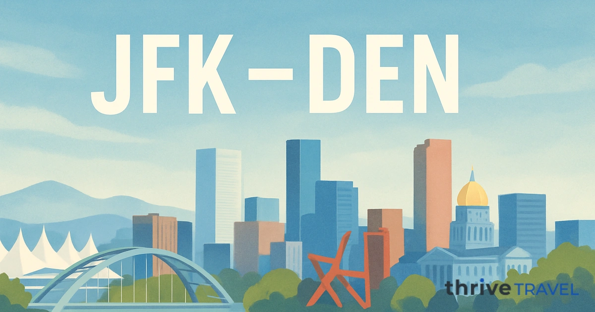 New York to Denver