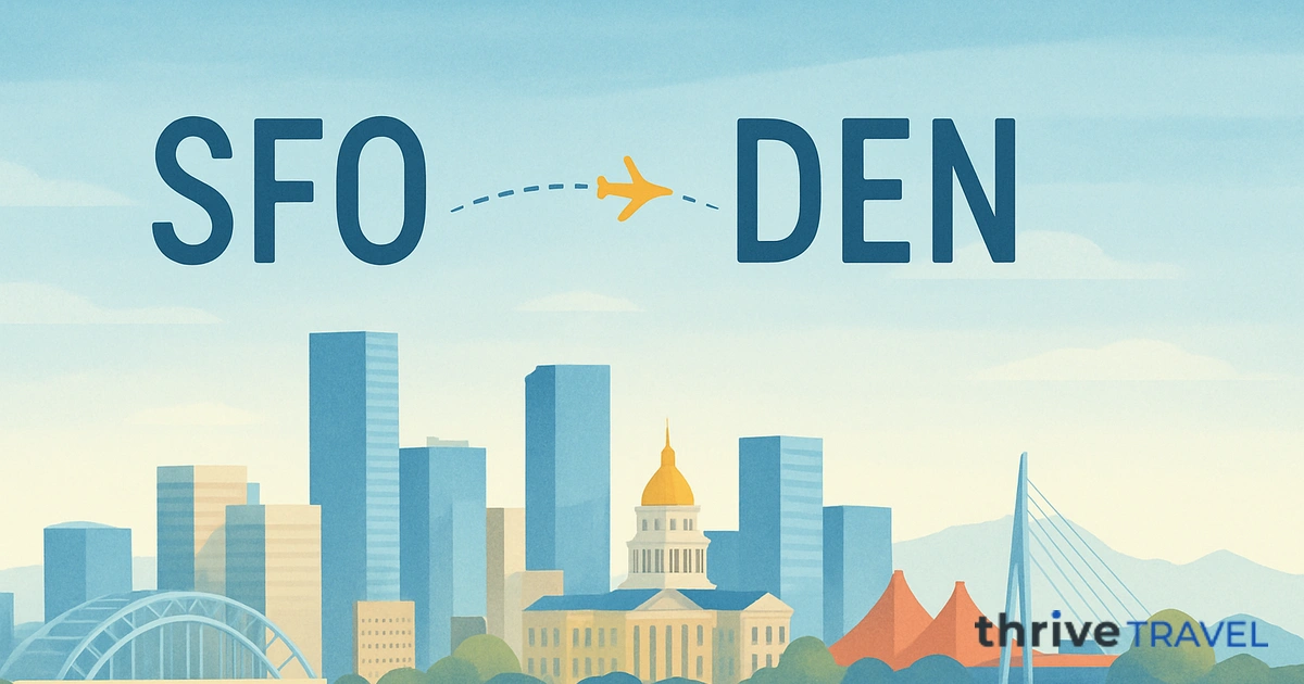 San Francisco to Denver