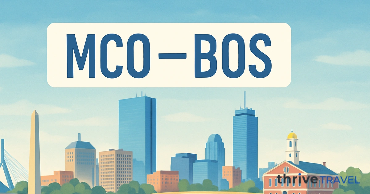 Orlando to Boston