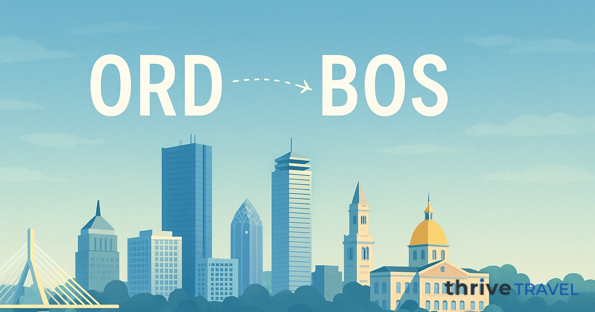 Chicago to Boston
