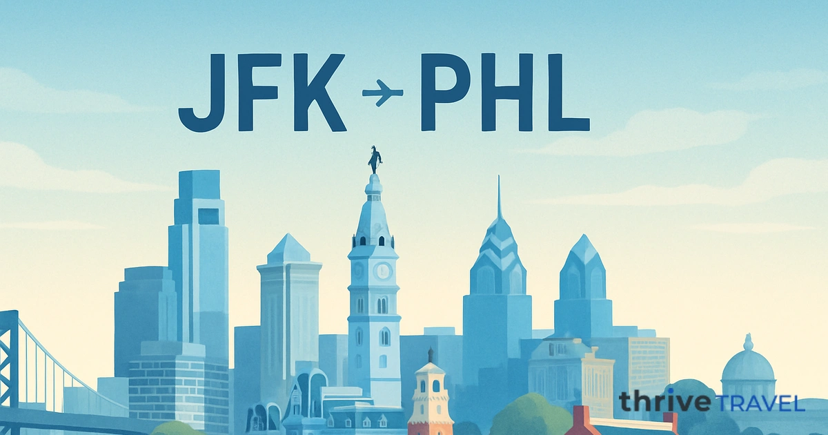 New York to Philadelphia