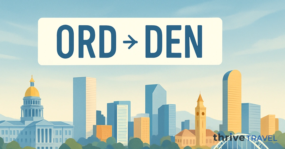 Chicago to Denver