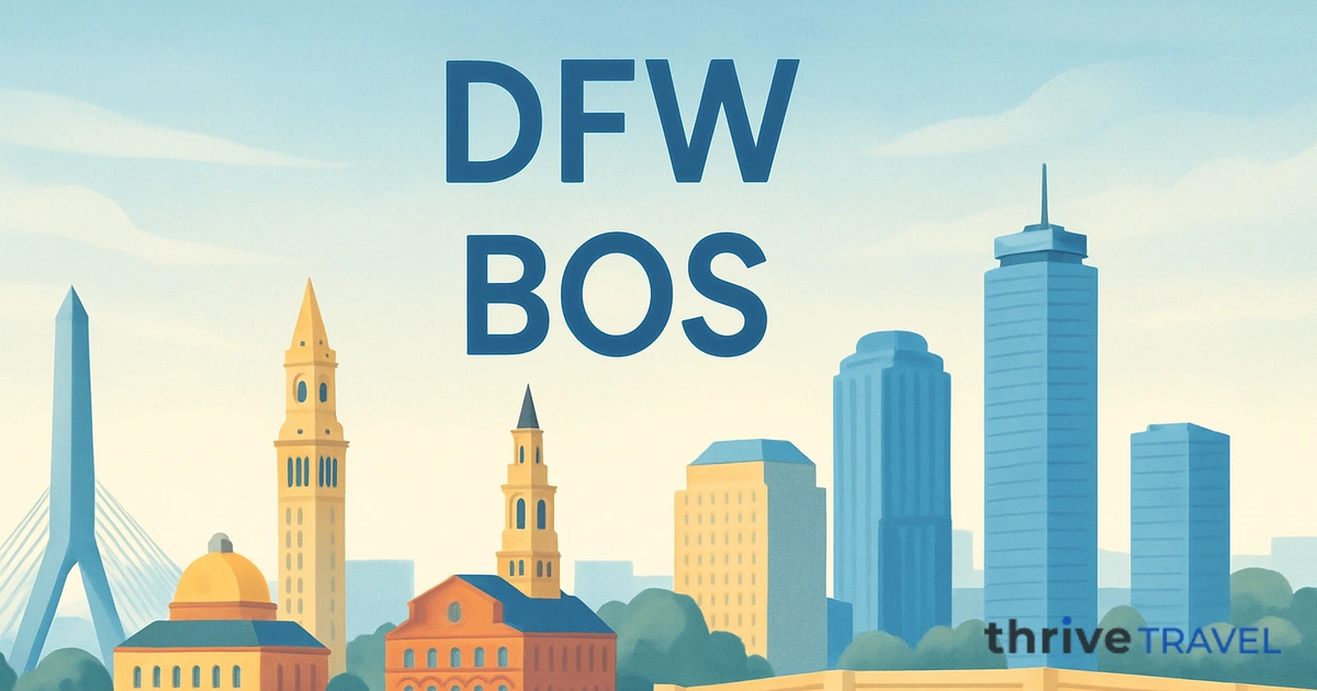 Dallas to Boston