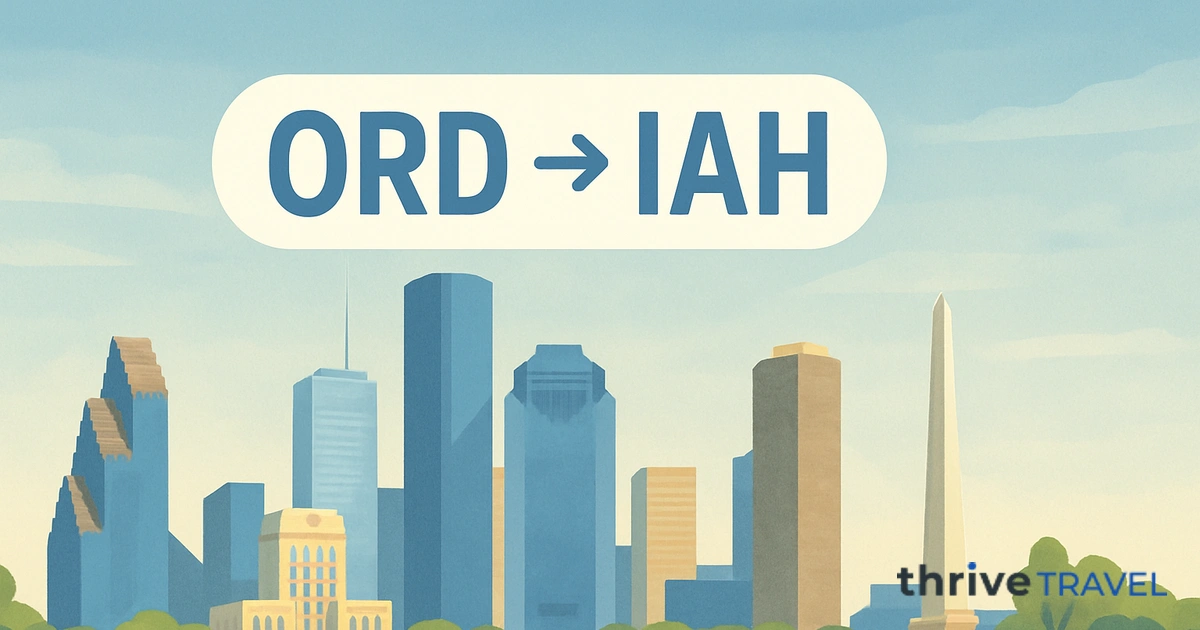 Chicago to Houston