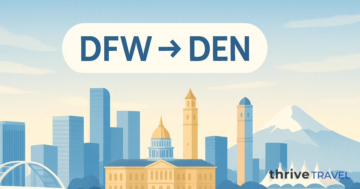 Dallas to Denver