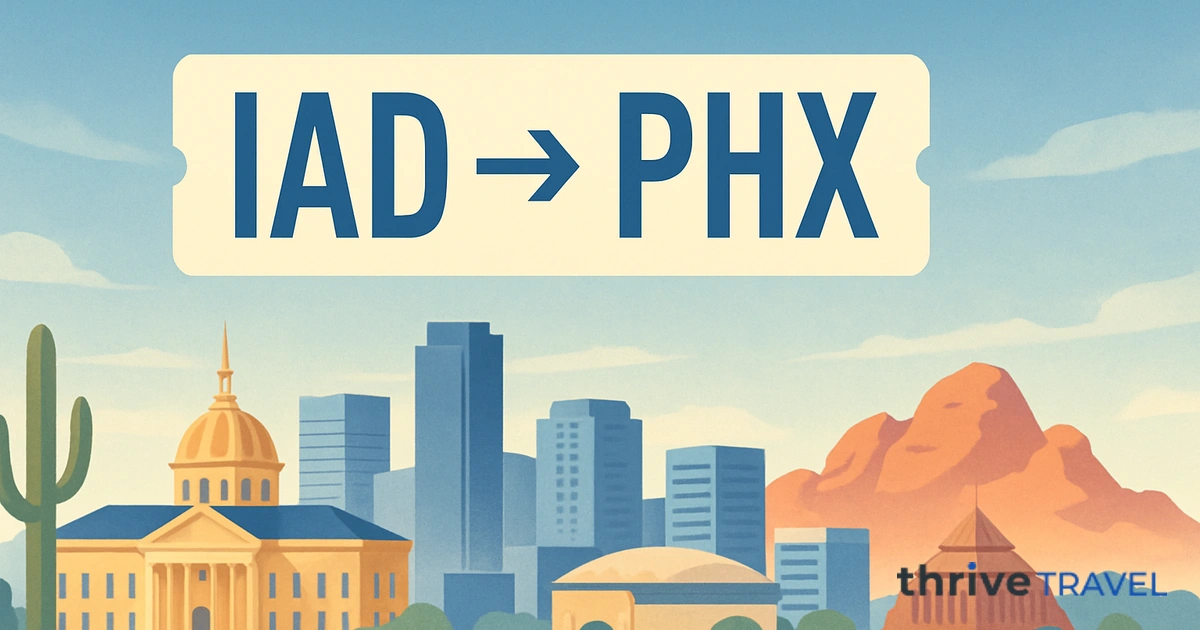 Washington to Phoenix