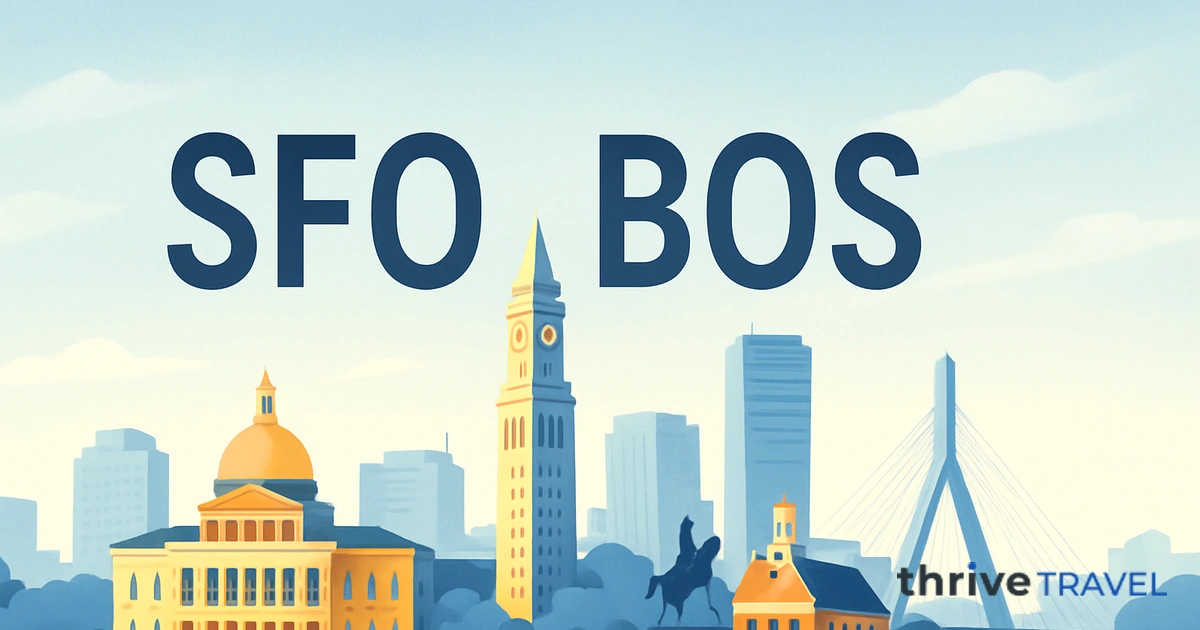 San Francisco to Boston