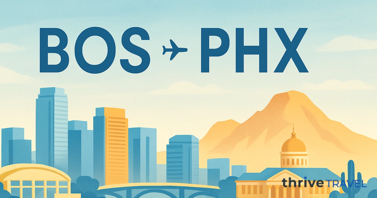 Boston to Phoenix