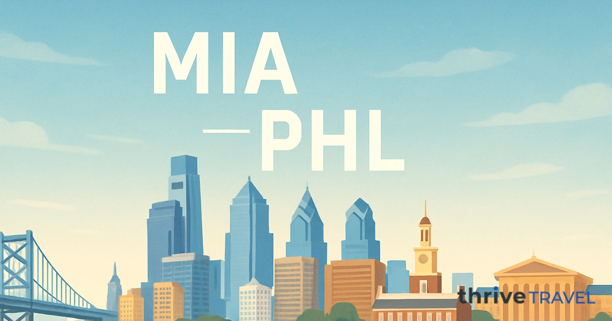Miami to Philadelphia