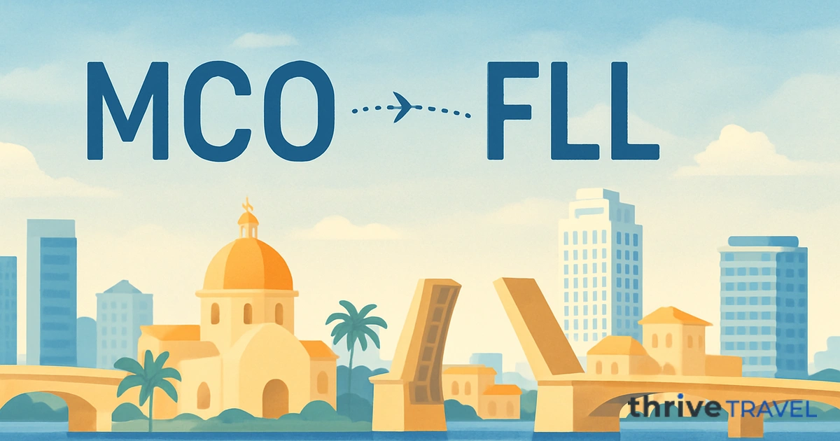 Orlando to Fort Lauderdale