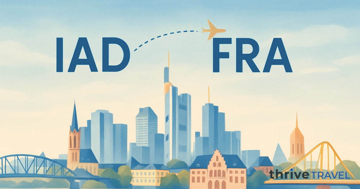 Washington to Frankfurt