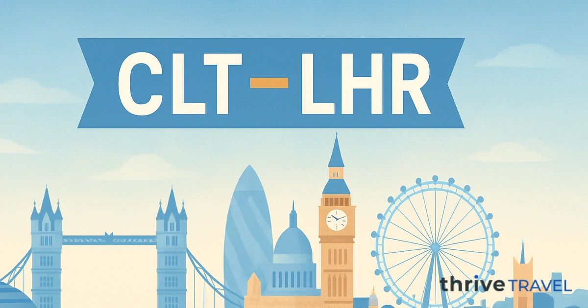 Charlotte to London