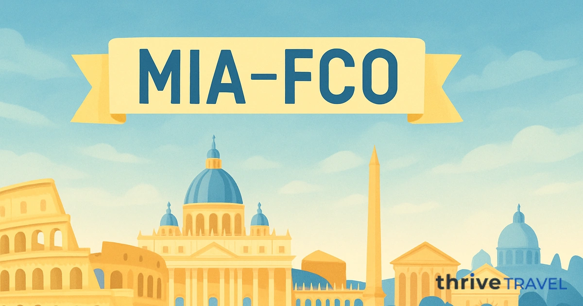 Miami to Rome