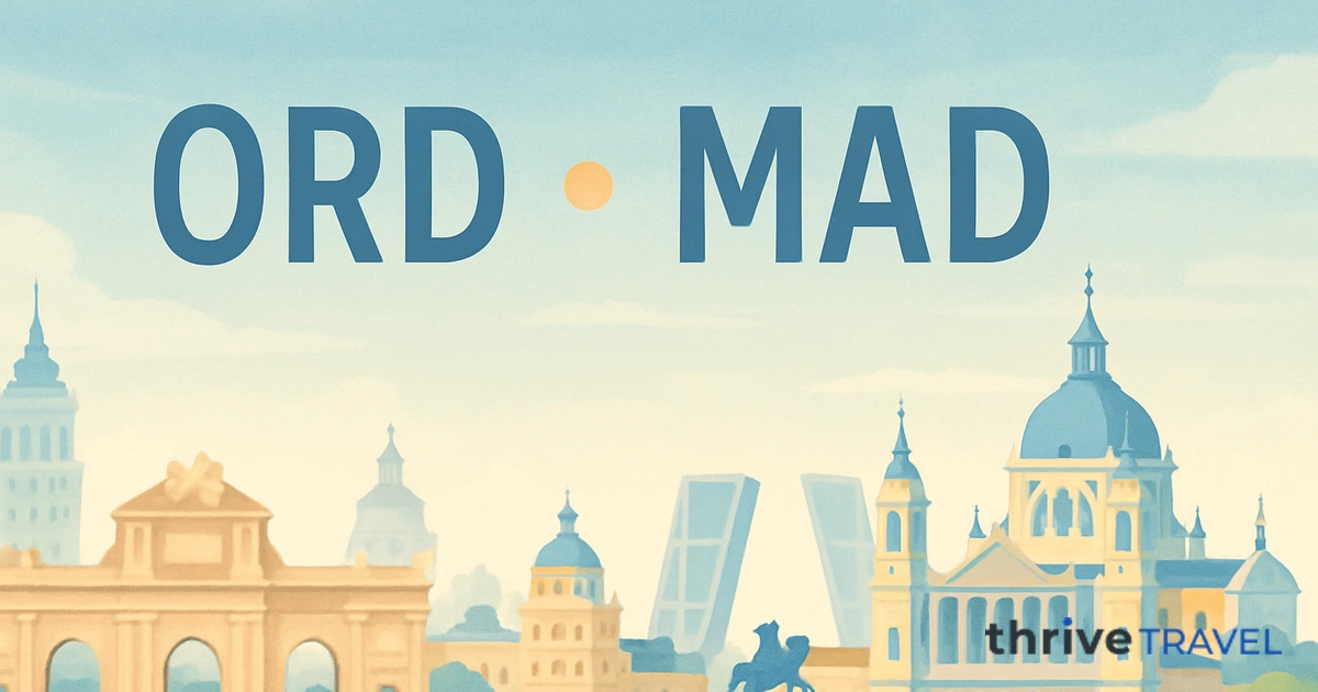 Chicago to Madrid