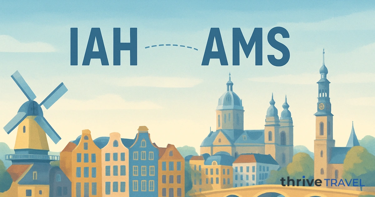 Houston to Amsterdam