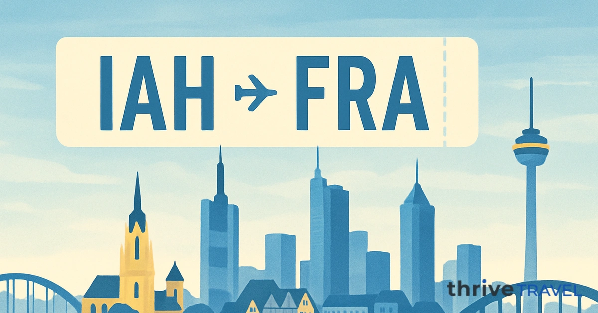 Houston to Frankfurt