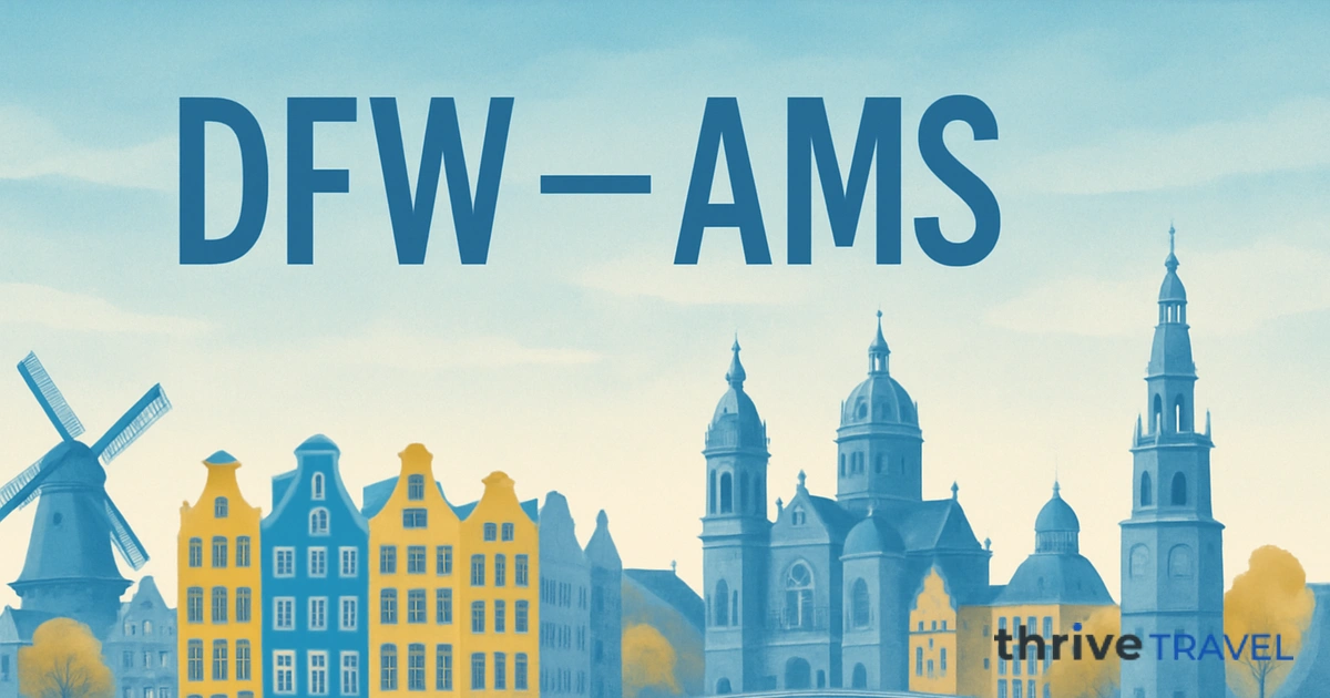 Dallas to Amsterdam