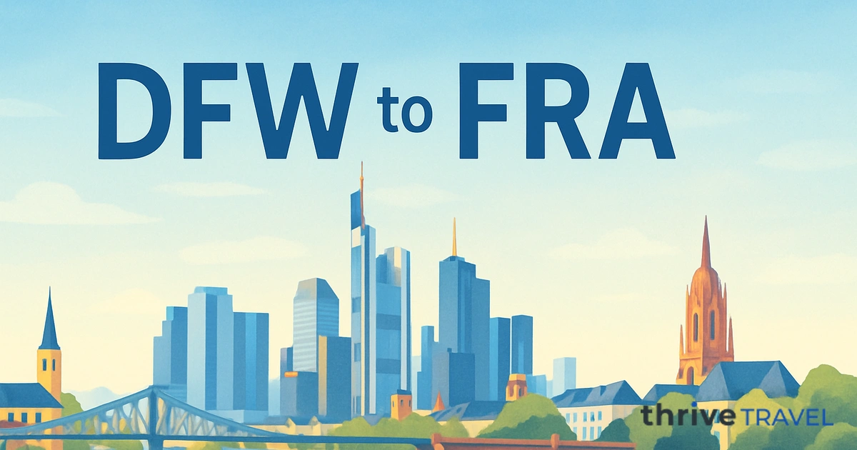 Dallas to Frankfurt