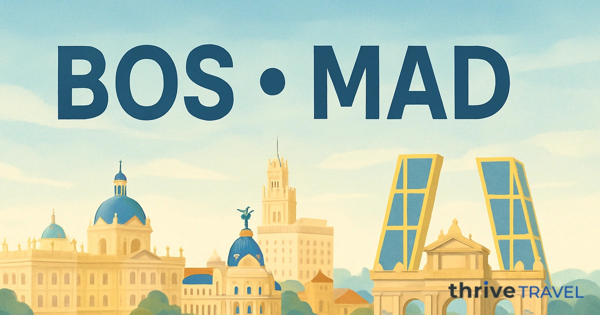 Boston to Madrid