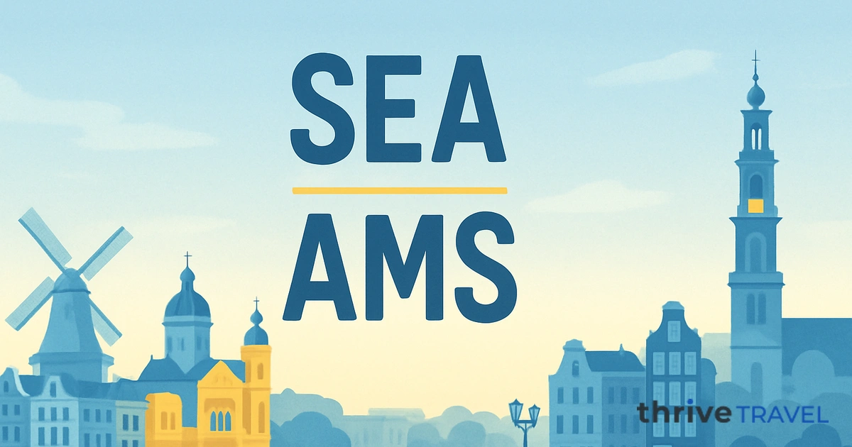 Seattle to Amsterdam