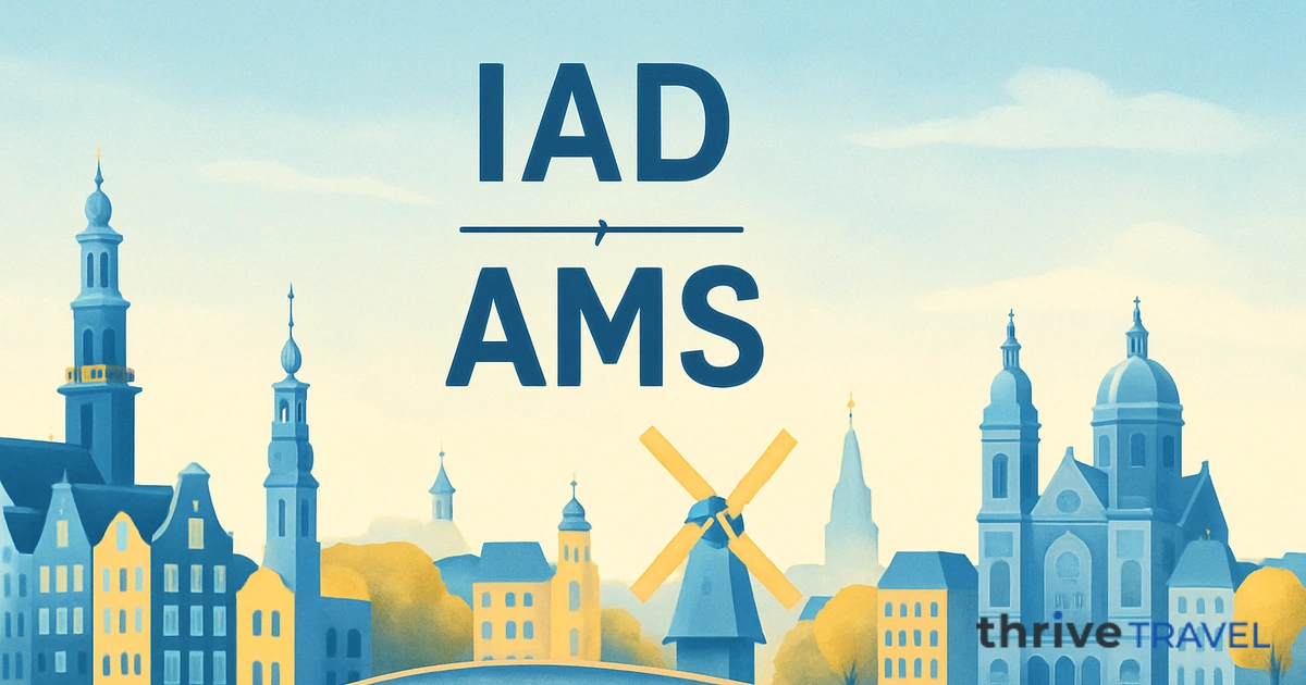 Washington to Amsterdam